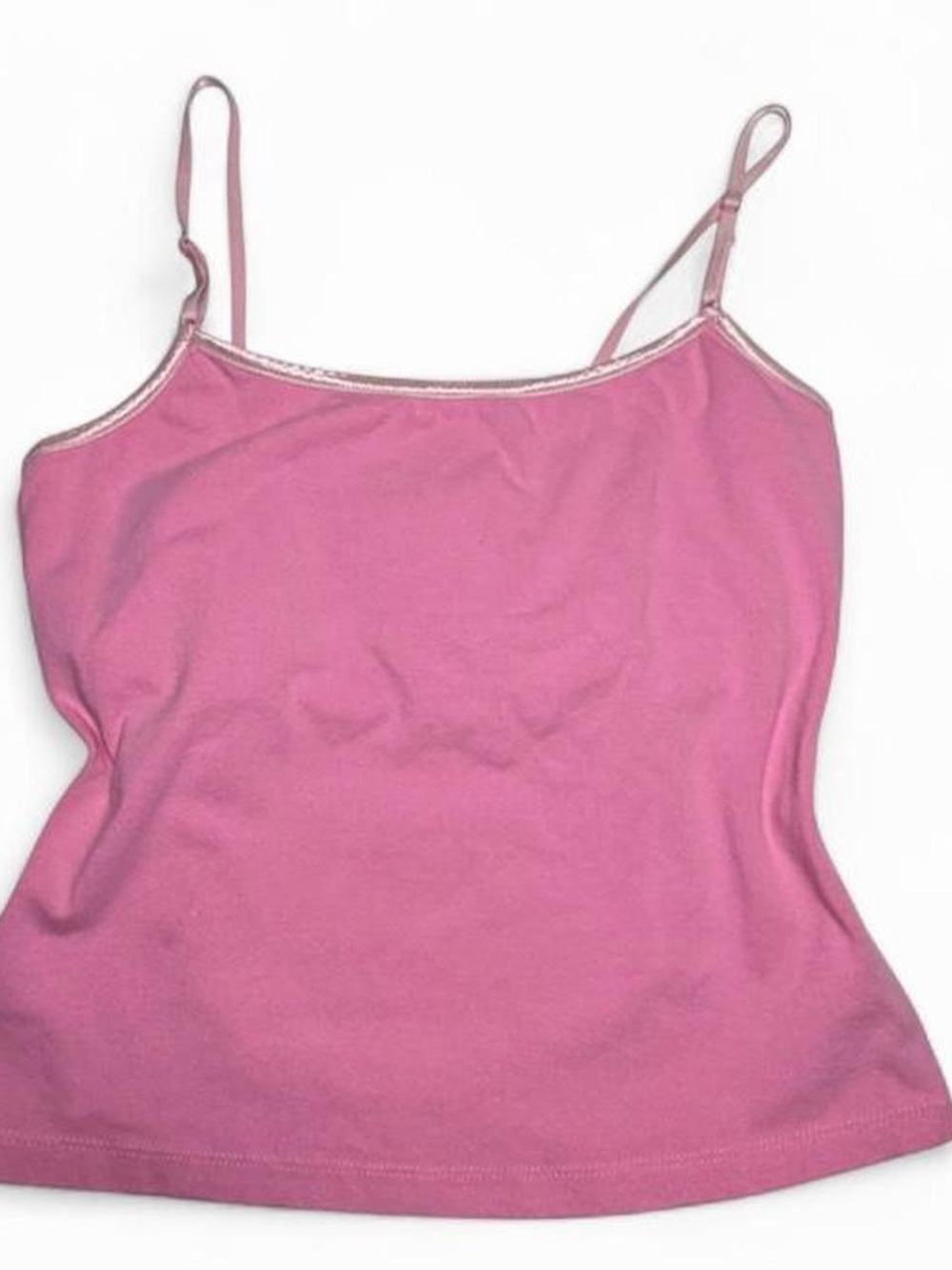 Ambiance Pink Camisole Tank Top - Built in Bra